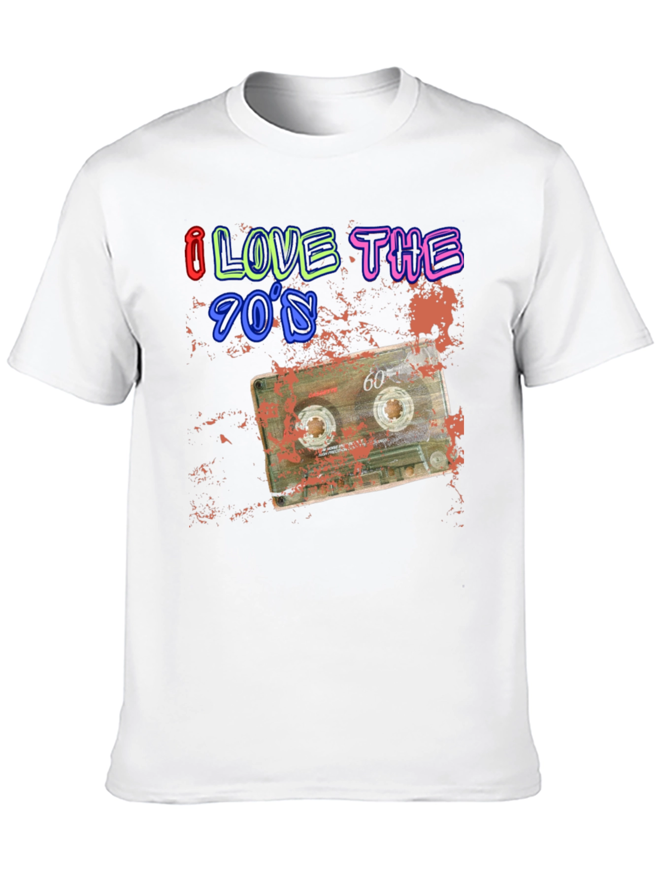 I Love the 70s Retro Cassette Graphic Tee