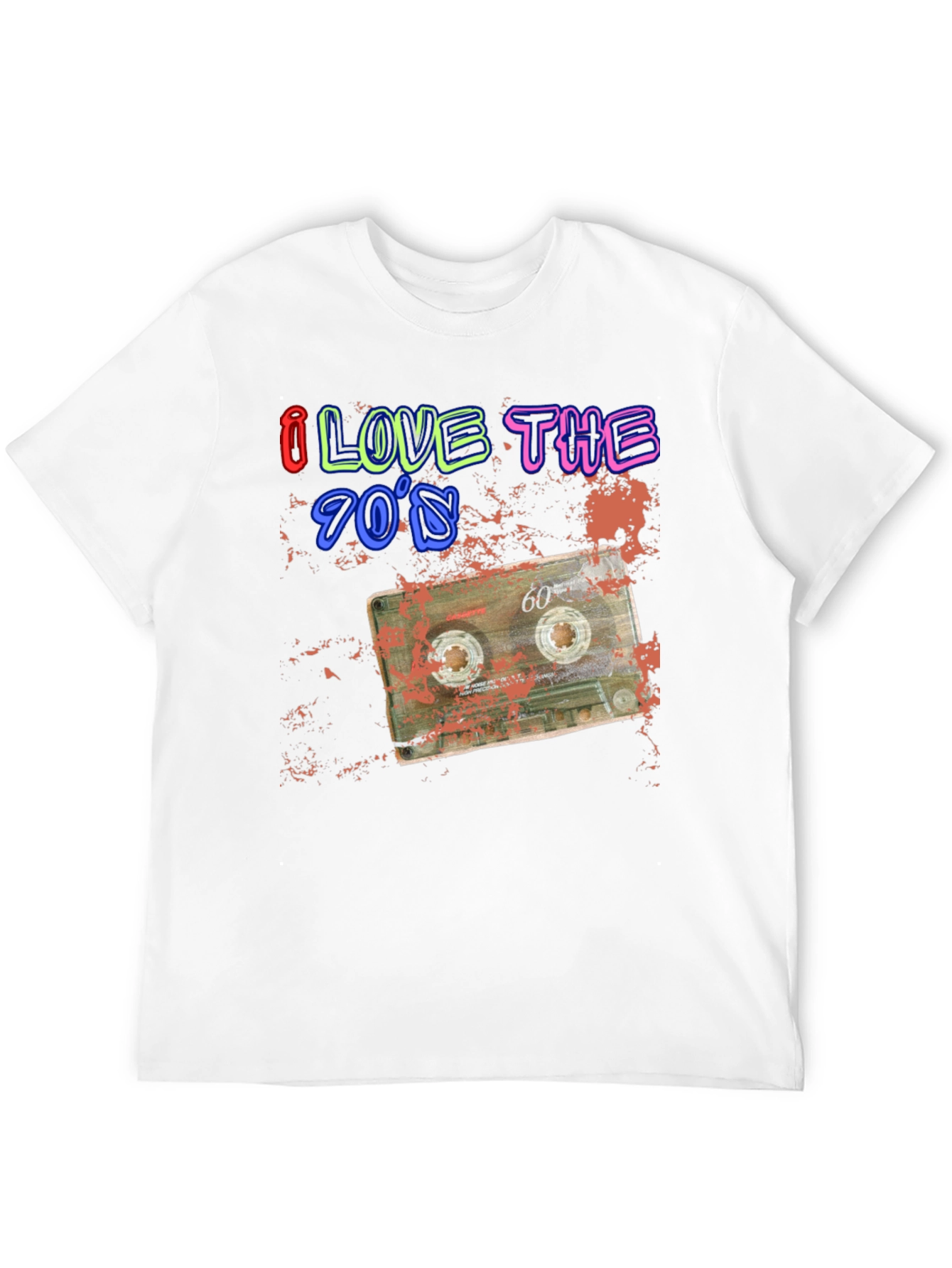 I Love the 70s Retro Cassette Graphic Tee