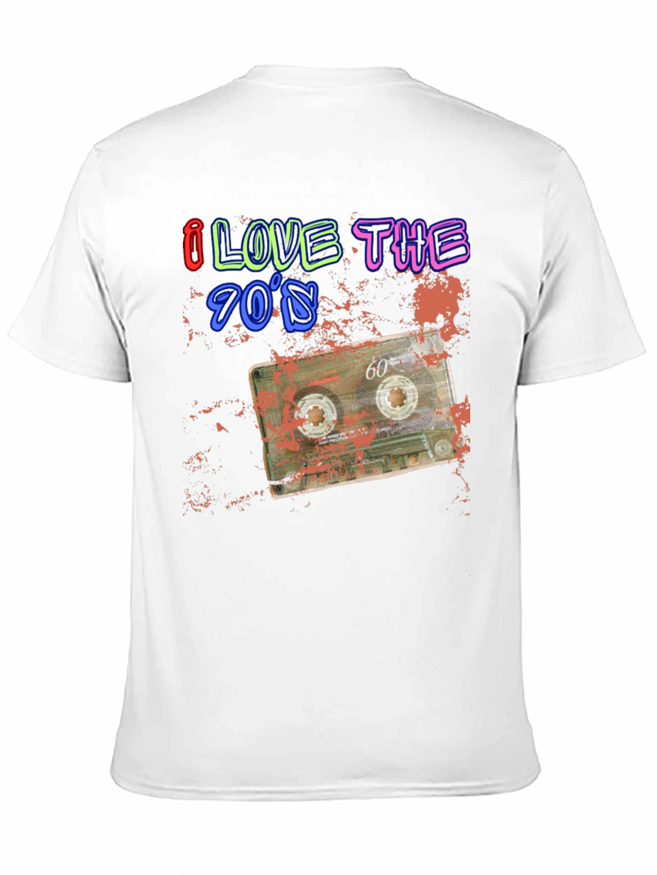 I Love the 70s Retro Cassette Graphic Tee