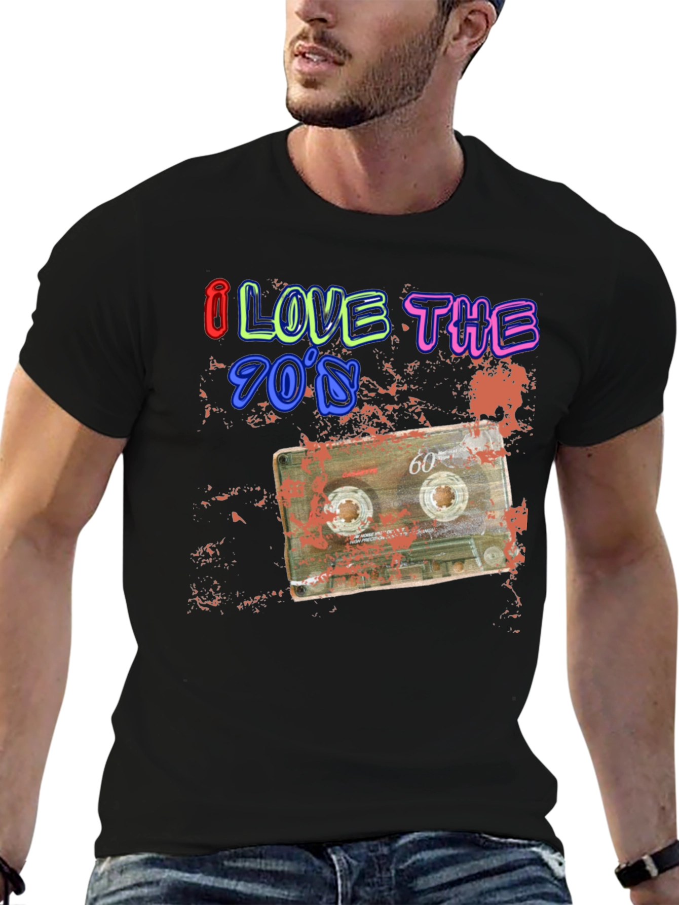 I Love the 70s Retro Cassette Graphic Tee