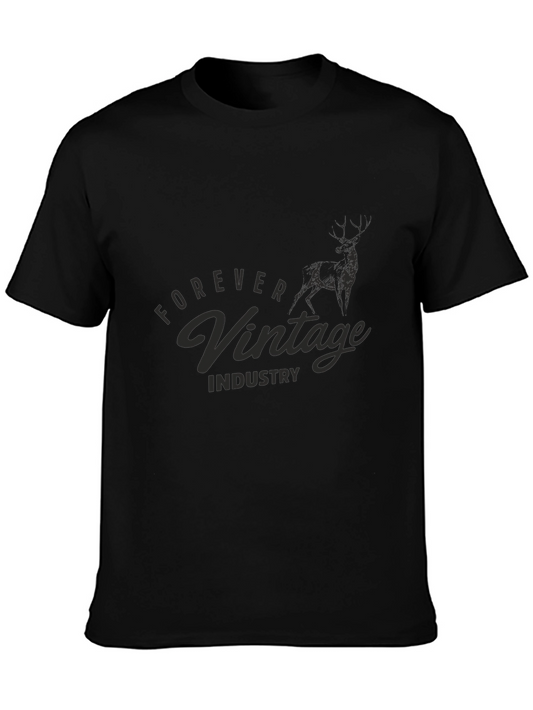 Forever Vintage Industry Mens Graphic T-Shirt