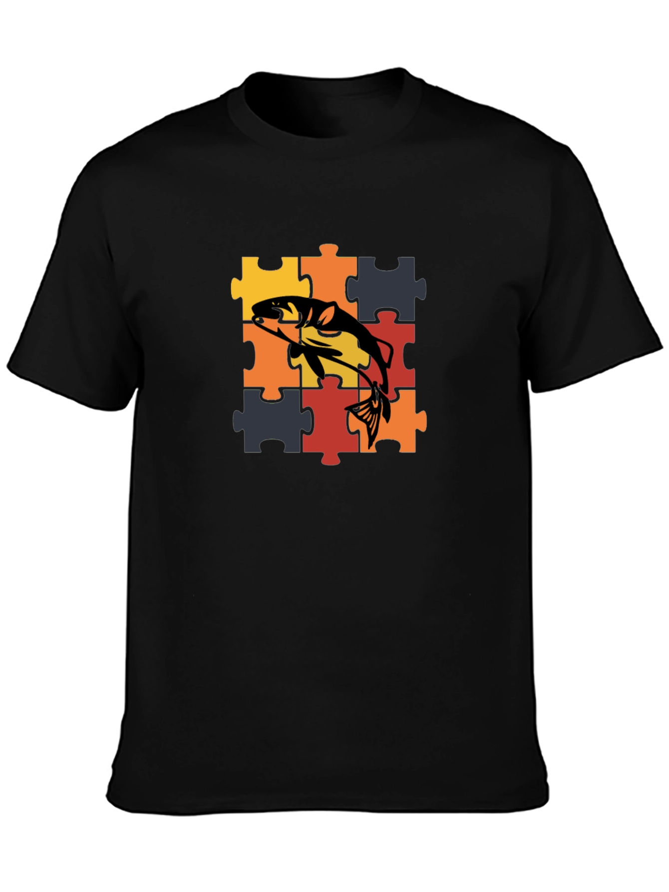 Fish Puzzle Piece T-Shirt