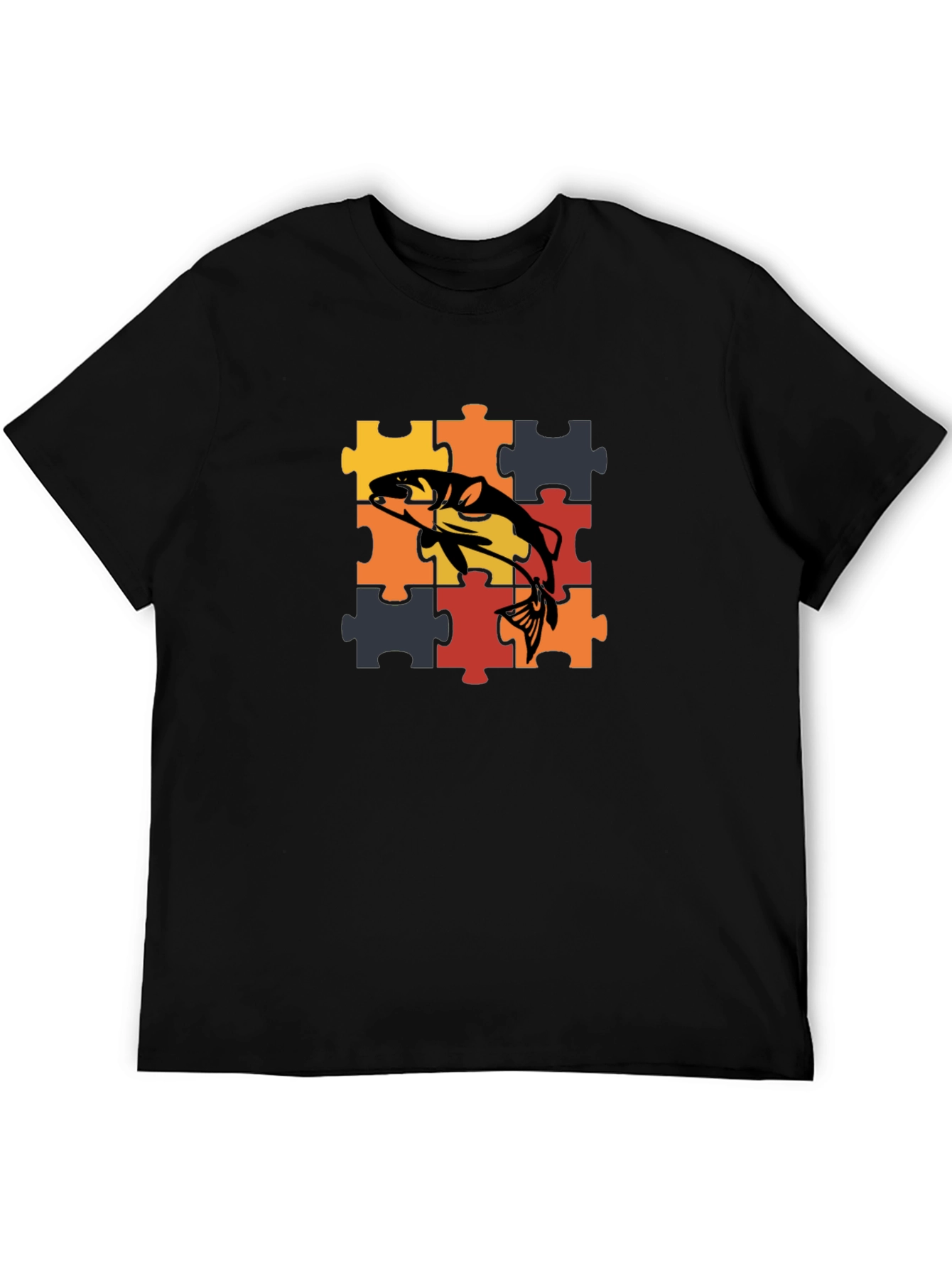 Fish Puzzle Piece T-Shirt