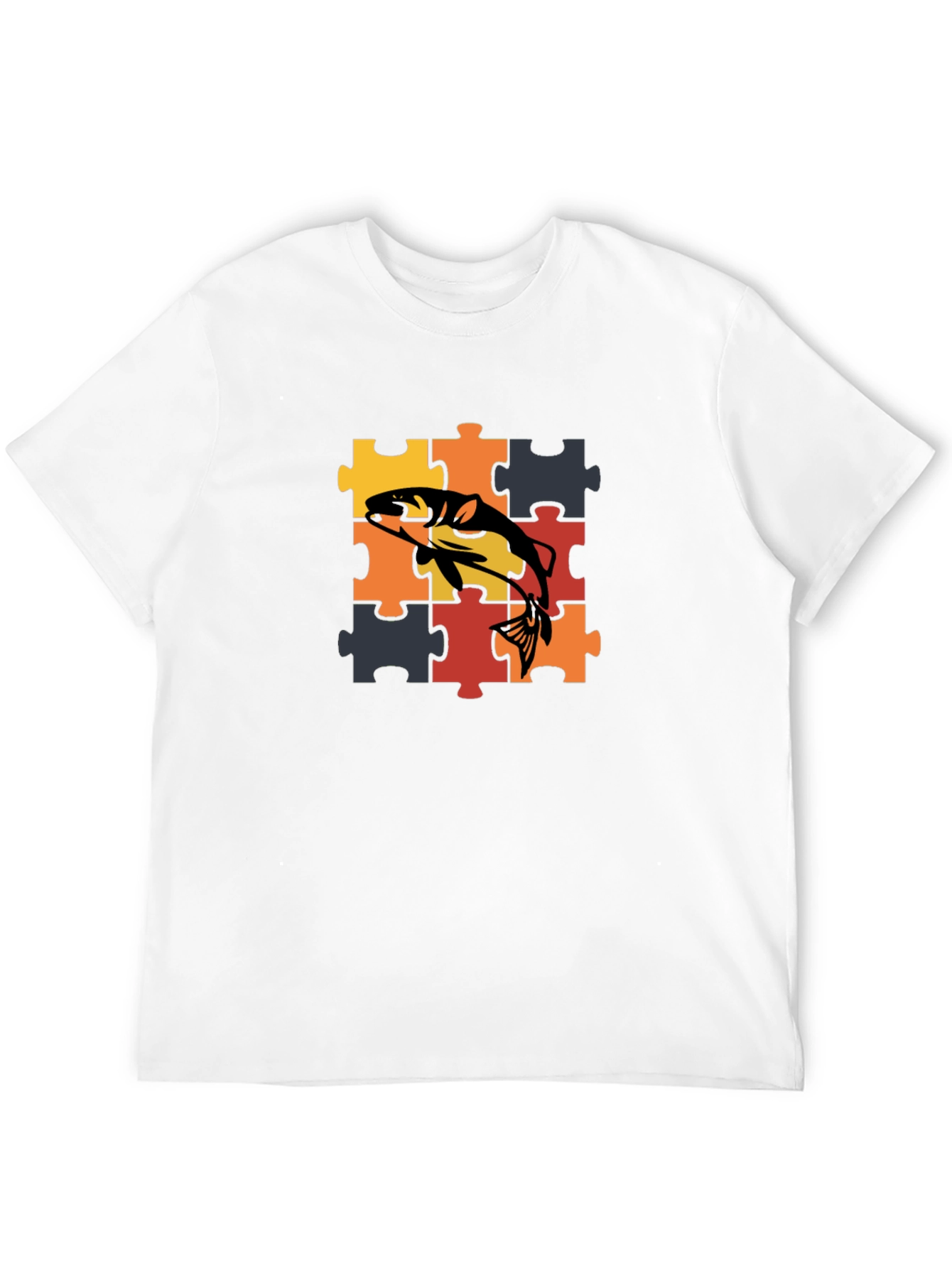 Fish Puzzle Piece T-Shirt