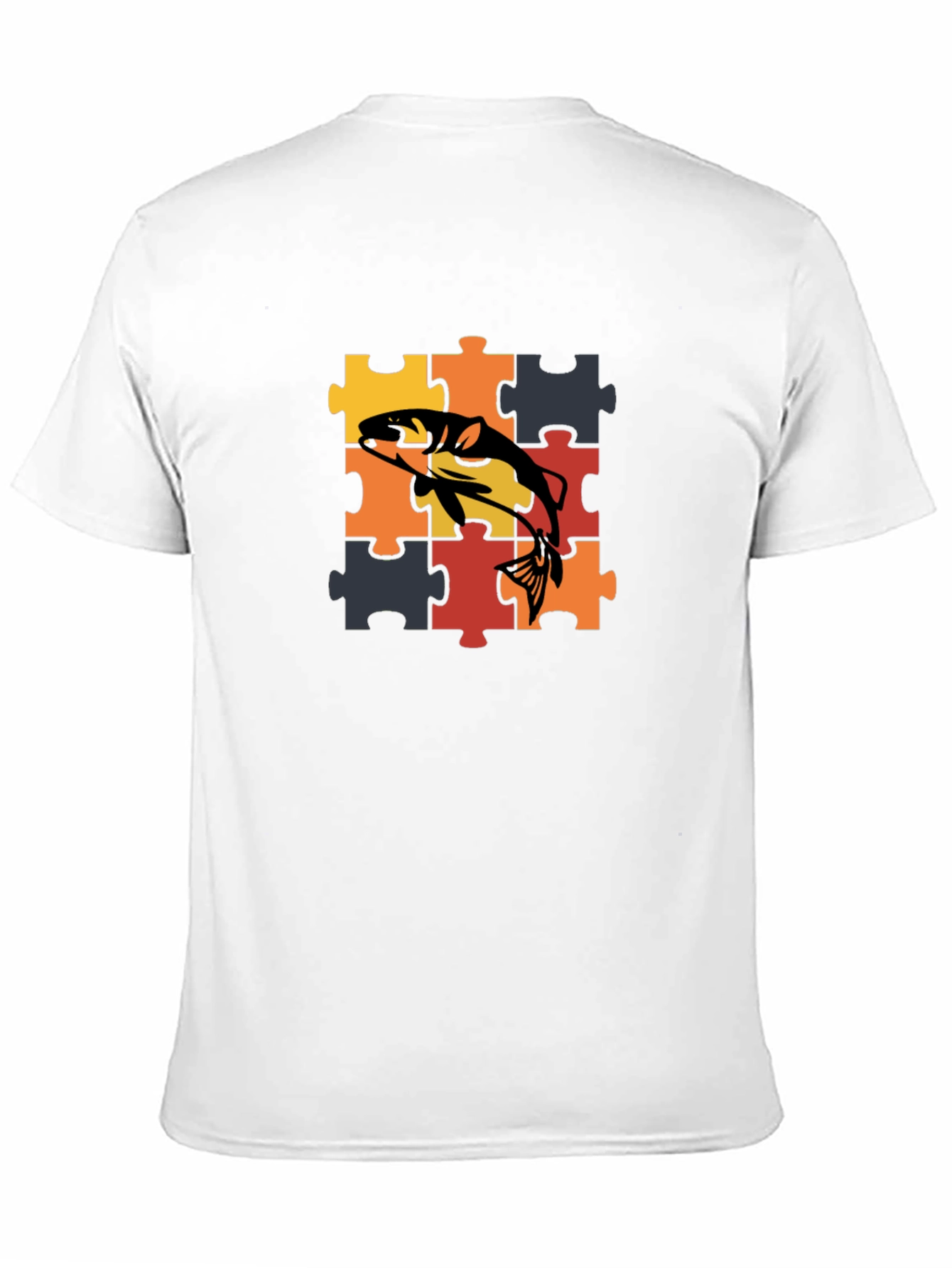 Fish Puzzle Piece T-Shirt