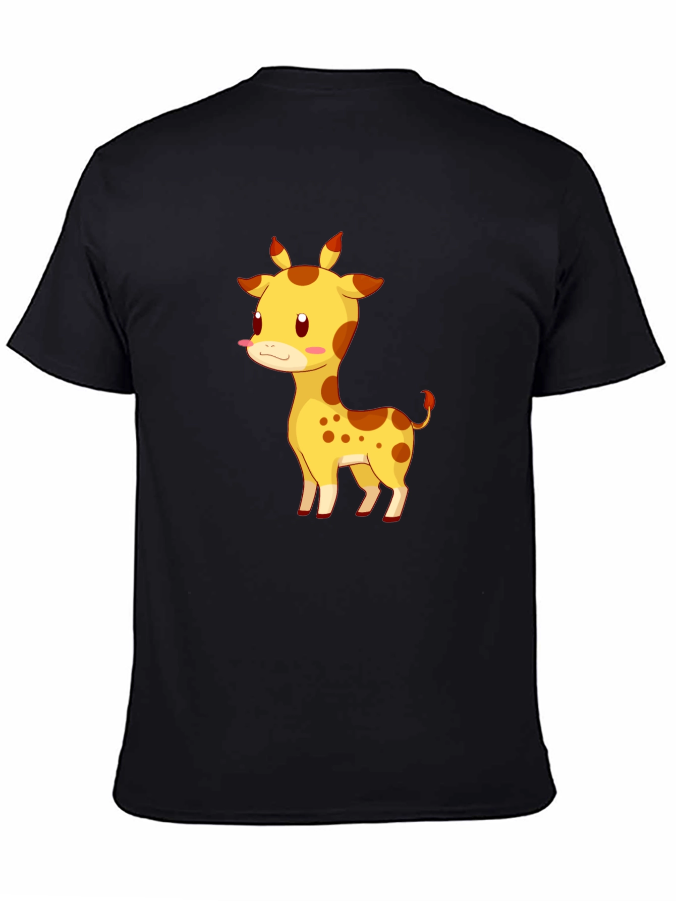 Giraffe Graphic Tee - Cute Cartoon Animal T-Shirt