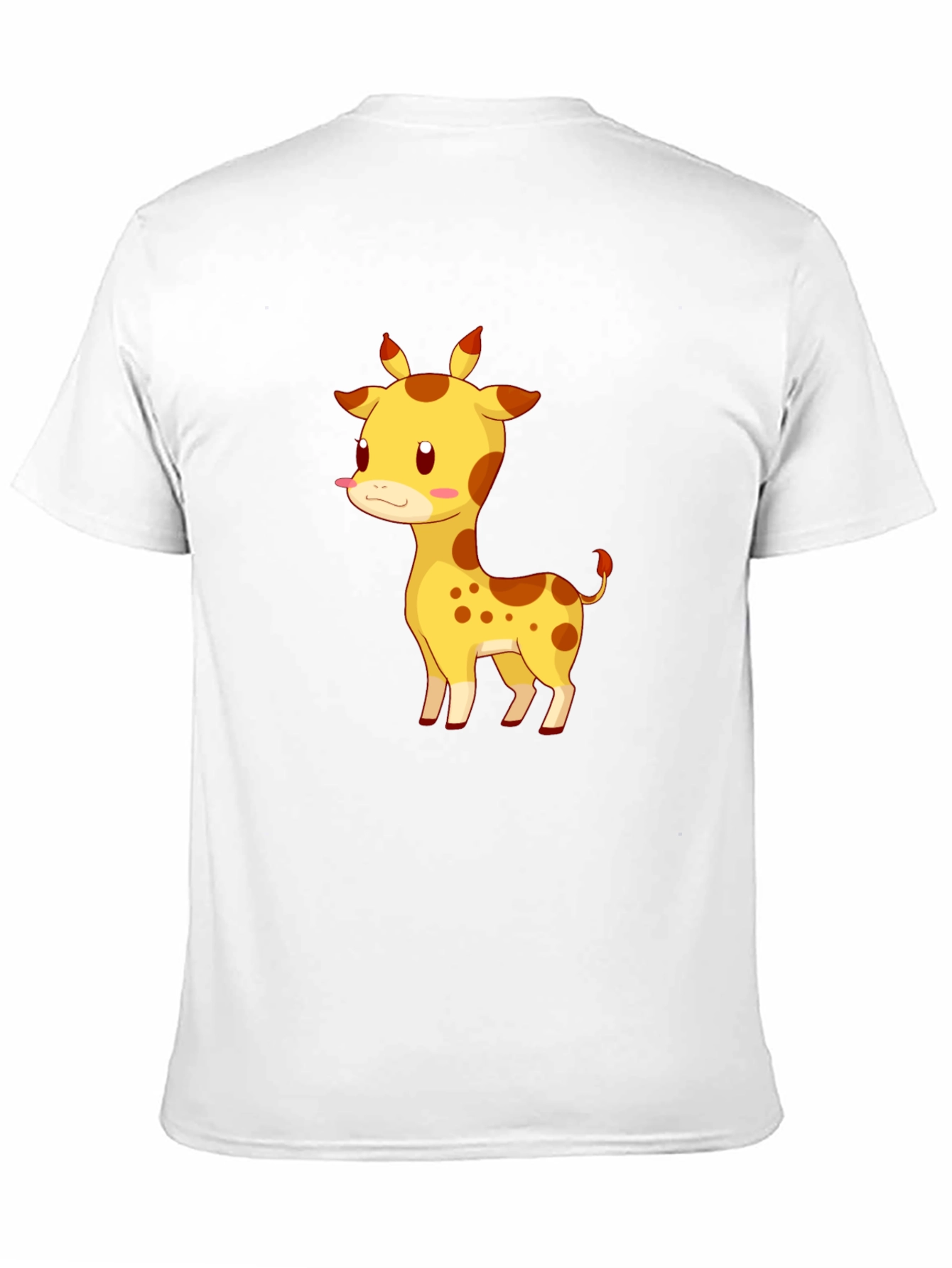 Giraffe Graphic Tee - Cute Cartoon Animal T-Shirt