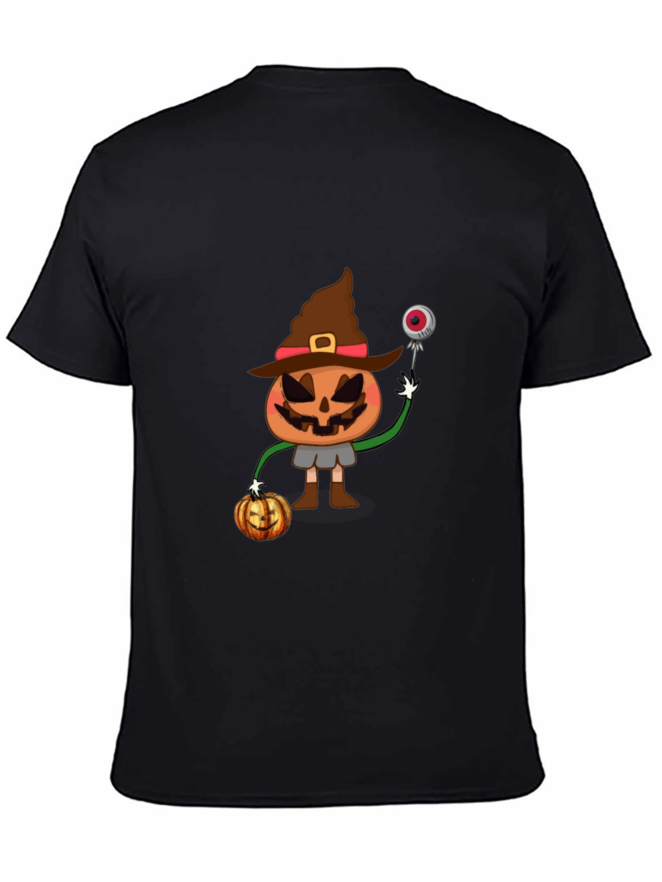 Spooky Pumpkin Witch T-Shirt