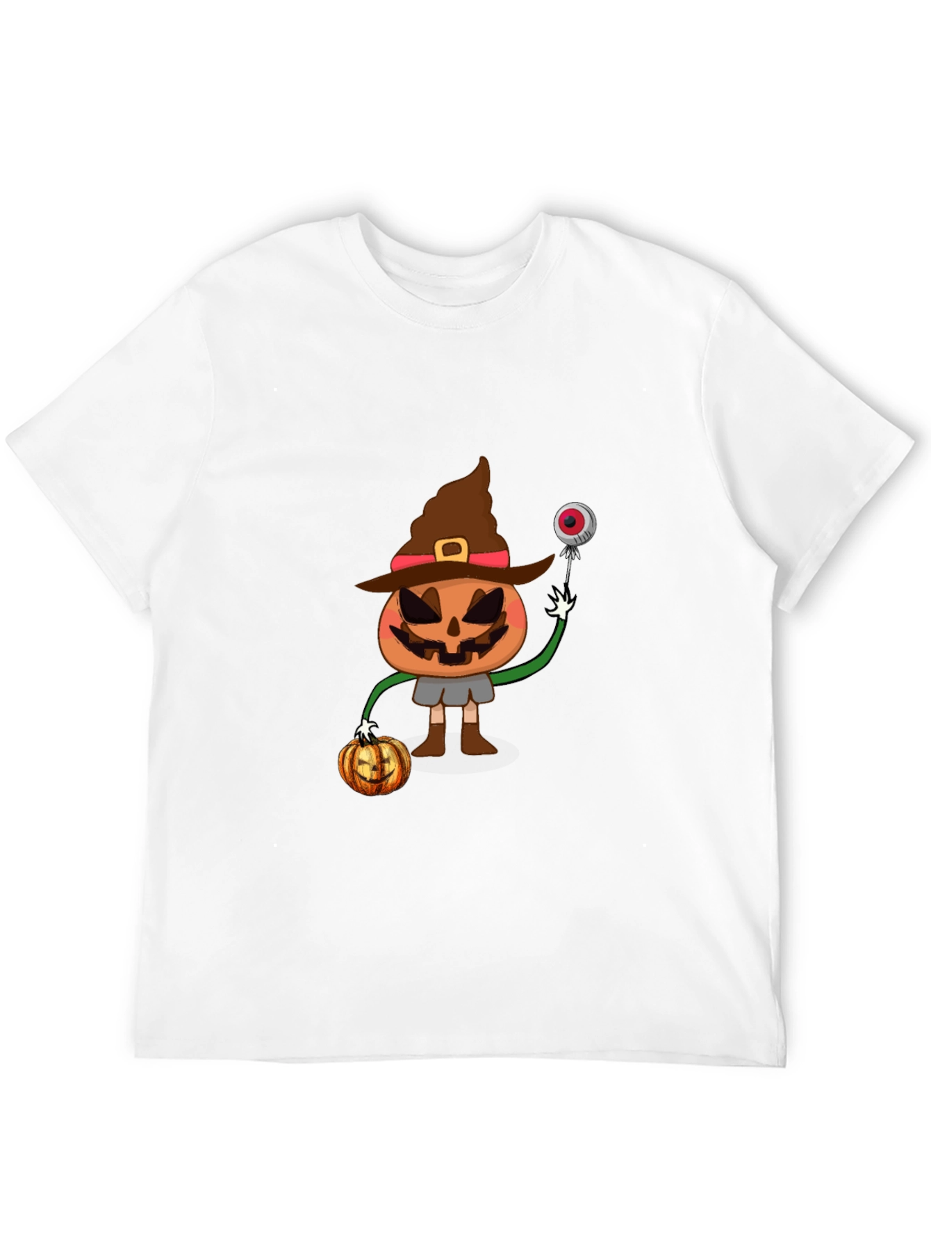 Spooky Pumpkin Witch T-Shirt