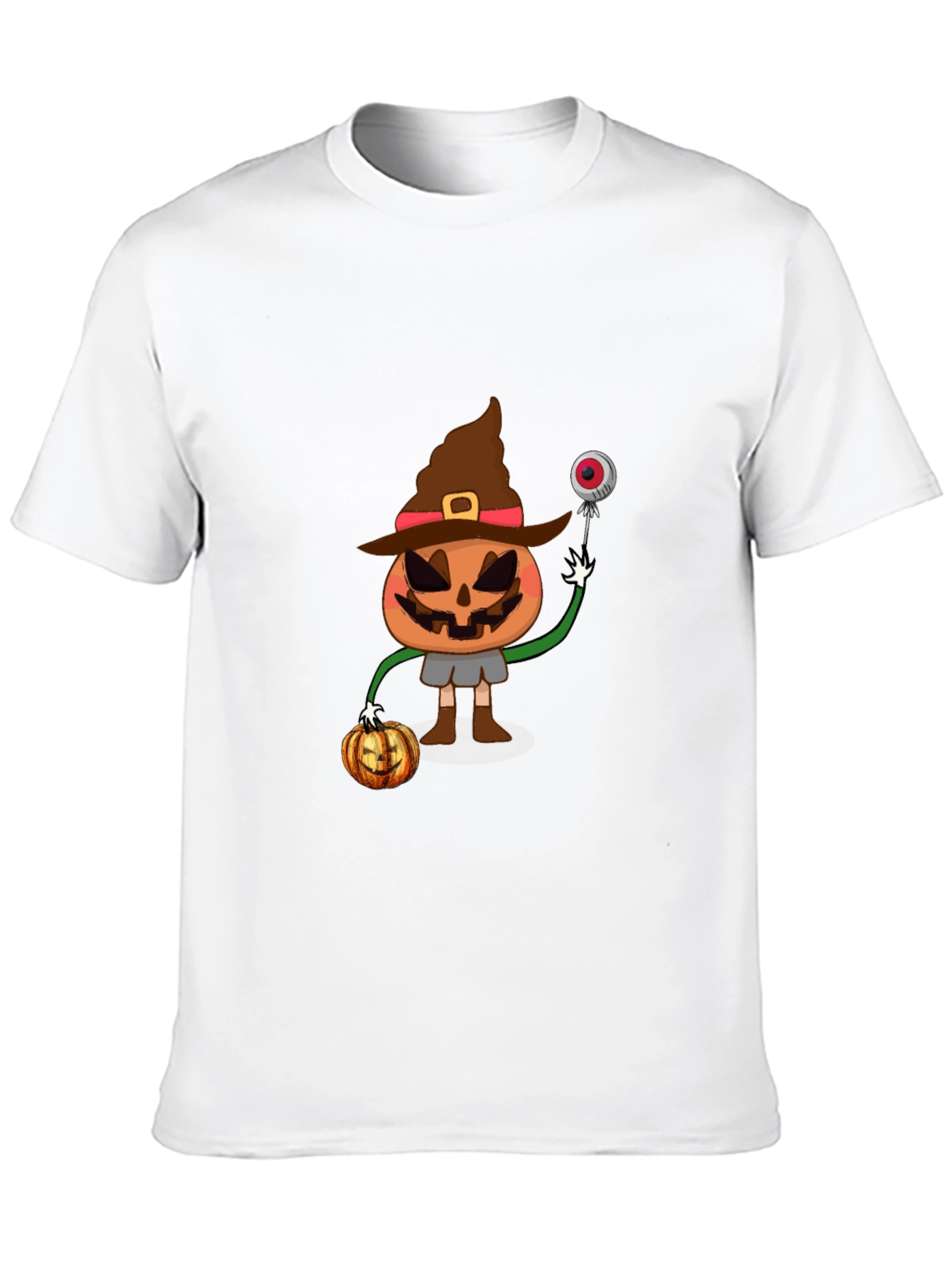 Spooky Pumpkin Witch T-Shirt