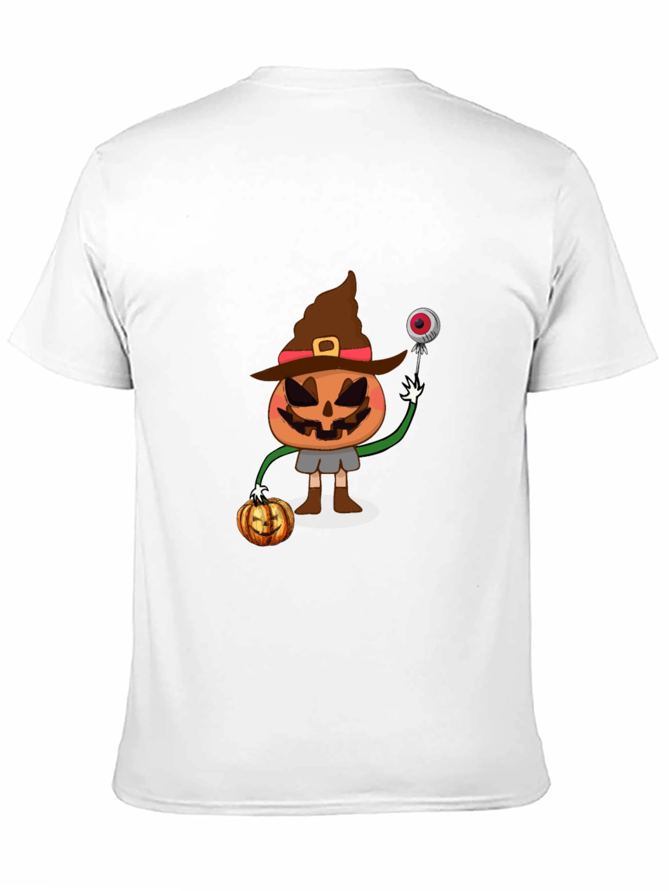 Spooky Pumpkin Witch T-Shirt