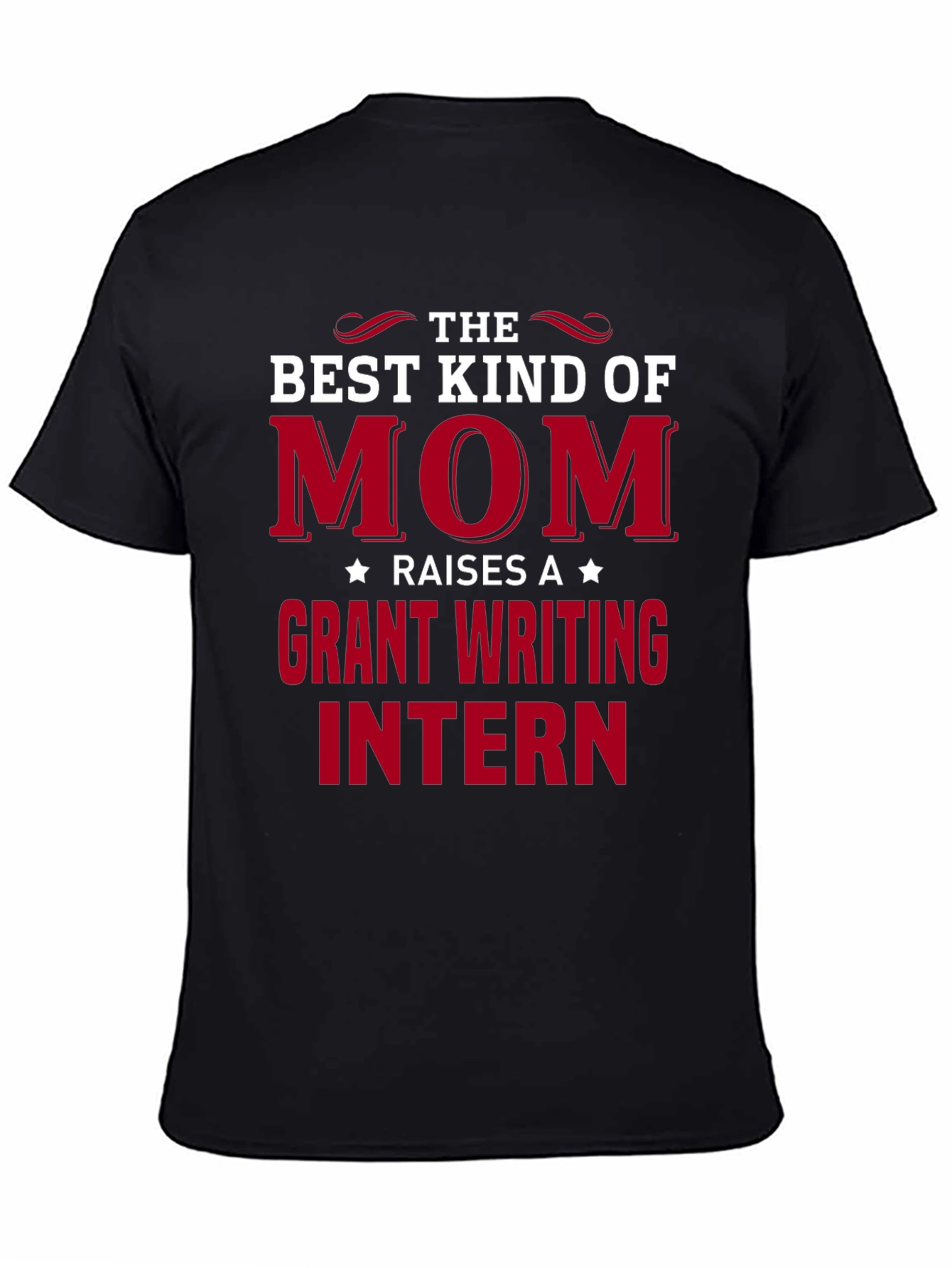 Best Mom Raises Grant Writing Intern T-Shirt