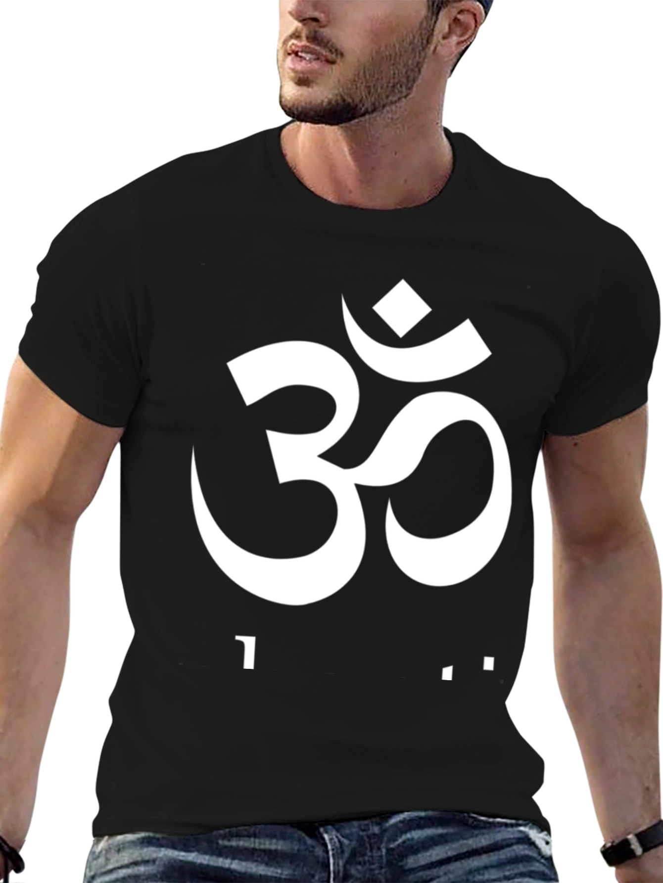 Om Symbol Graphic Tee - Black