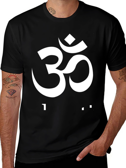 Om Symbol Graphic Tee - Black