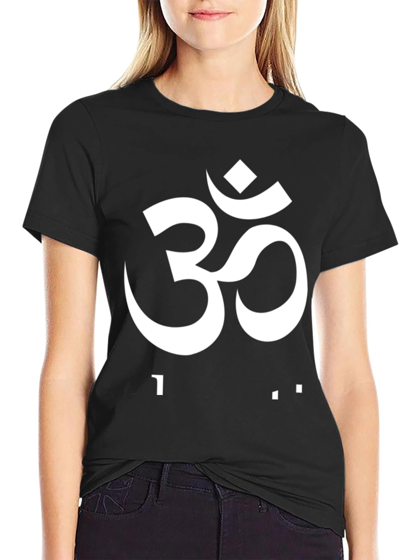 Om Symbol Graphic Tee - Black