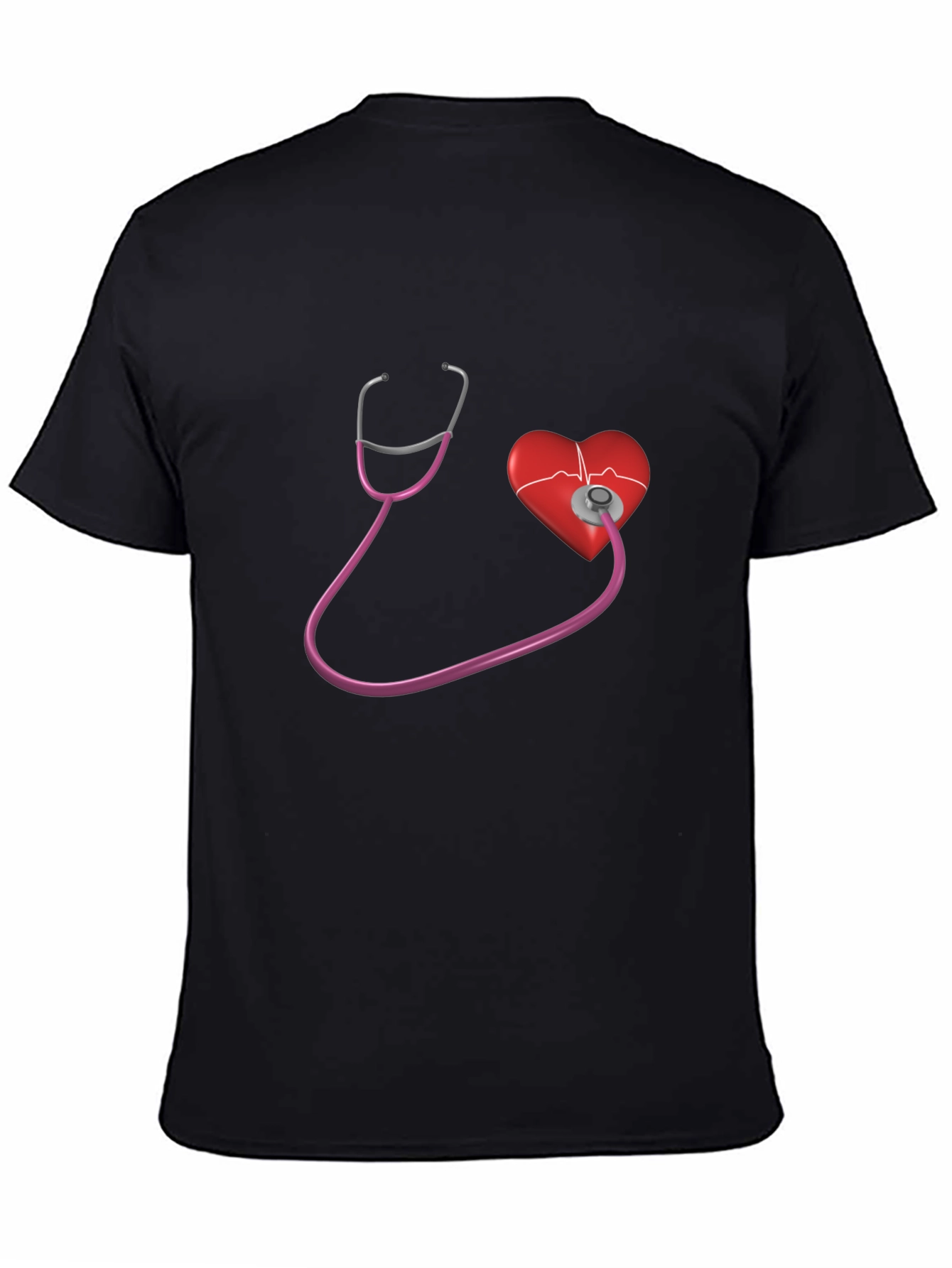 Heartbeat Stethoscope Graphic Tee