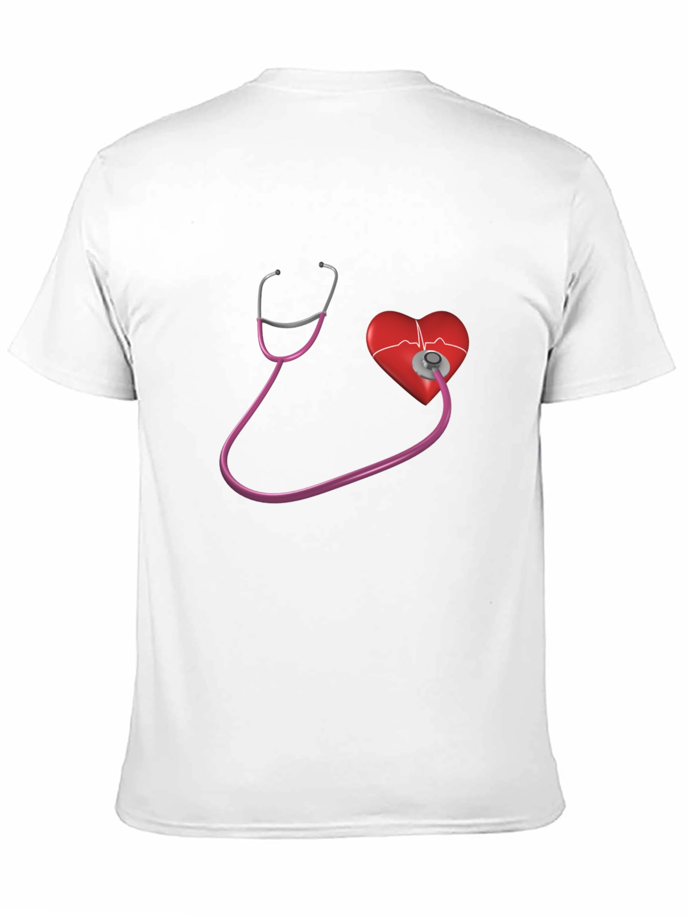 Heartbeat Stethoscope Graphic Tee
