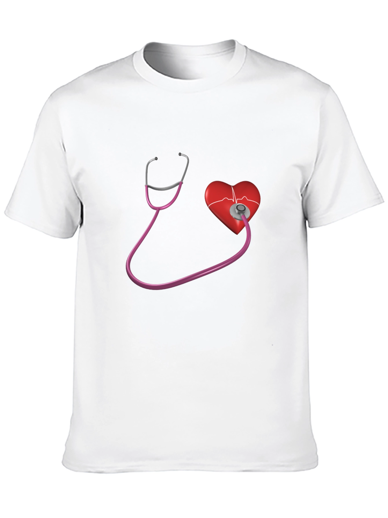 Heartbeat Stethoscope Graphic Tee