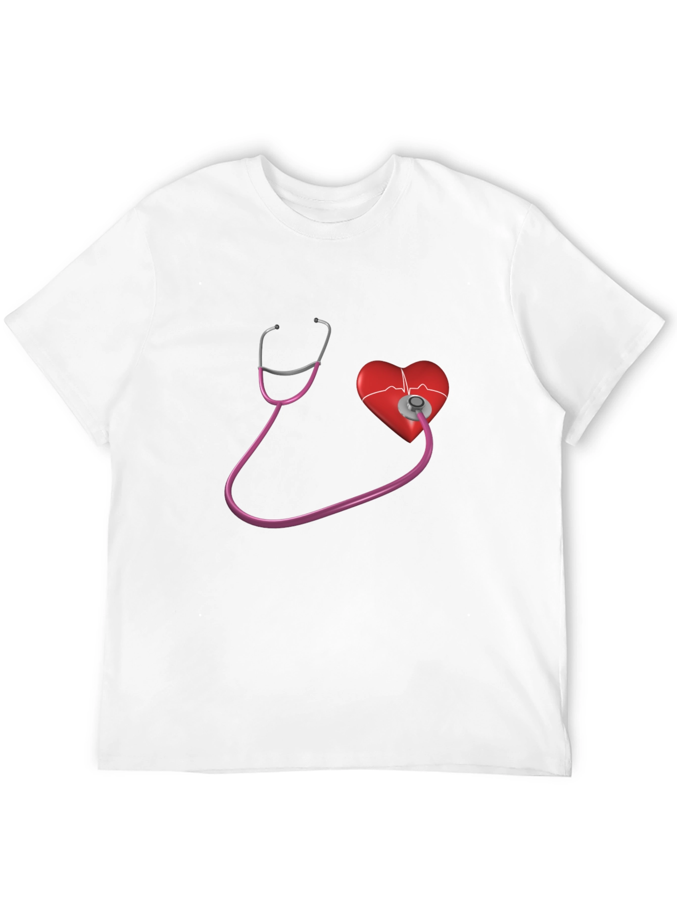 Heartbeat Stethoscope Graphic Tee