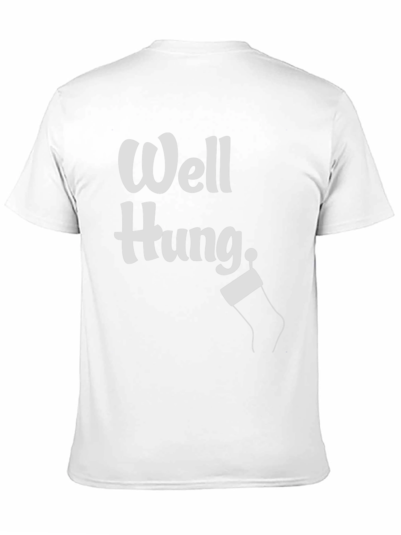 Funny Christmas Well Hung Stocking T-Shirt