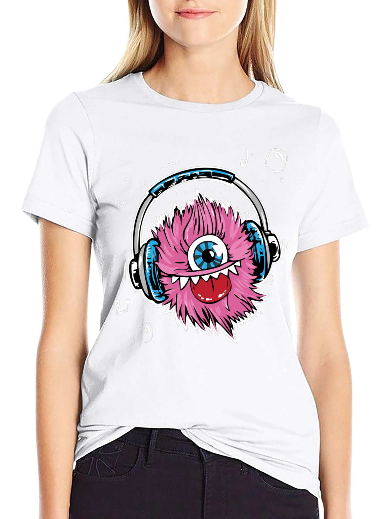 Funky Monster Headphone T-Shirt