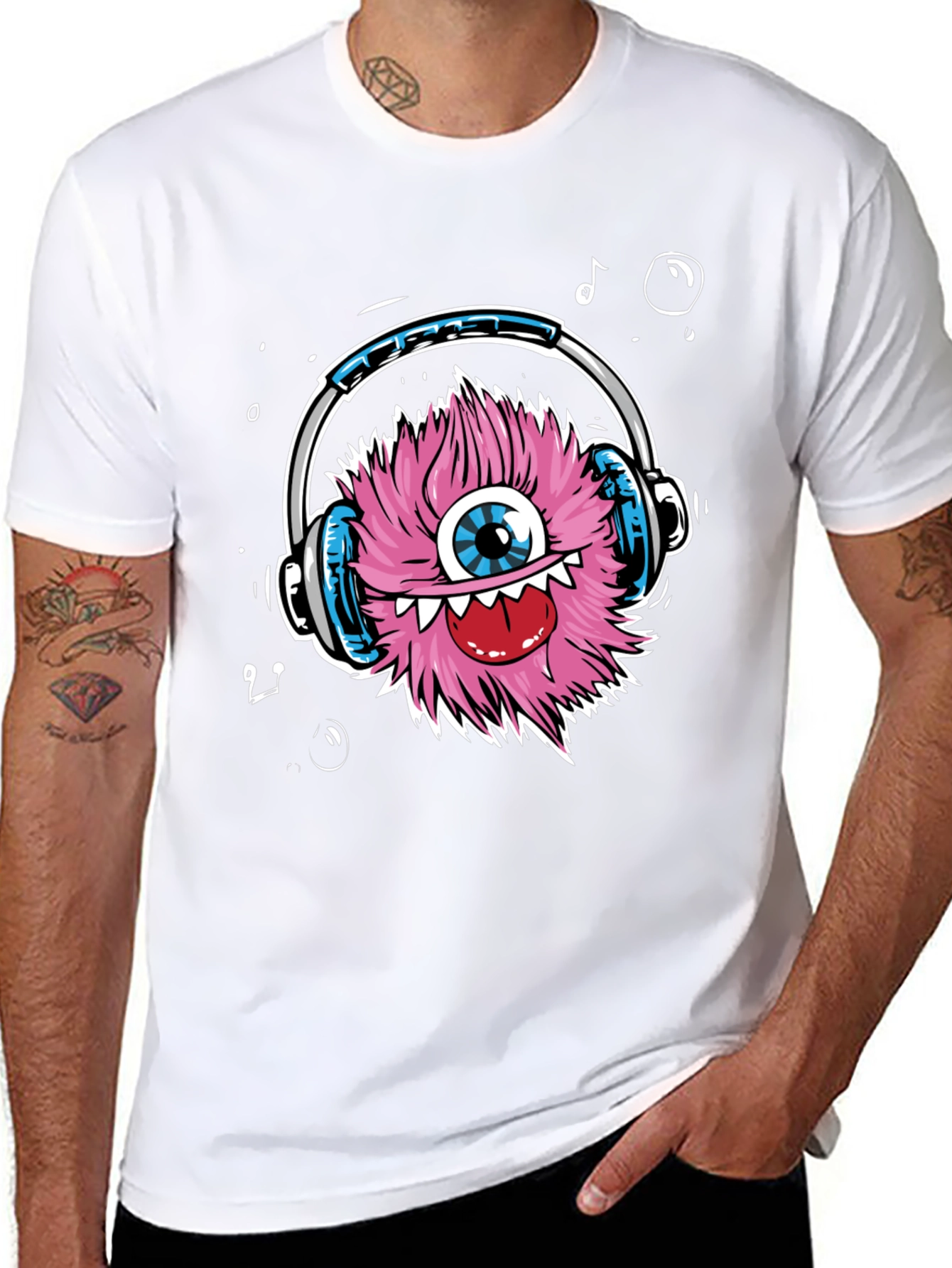 Funky Monster Headphone T-Shirt