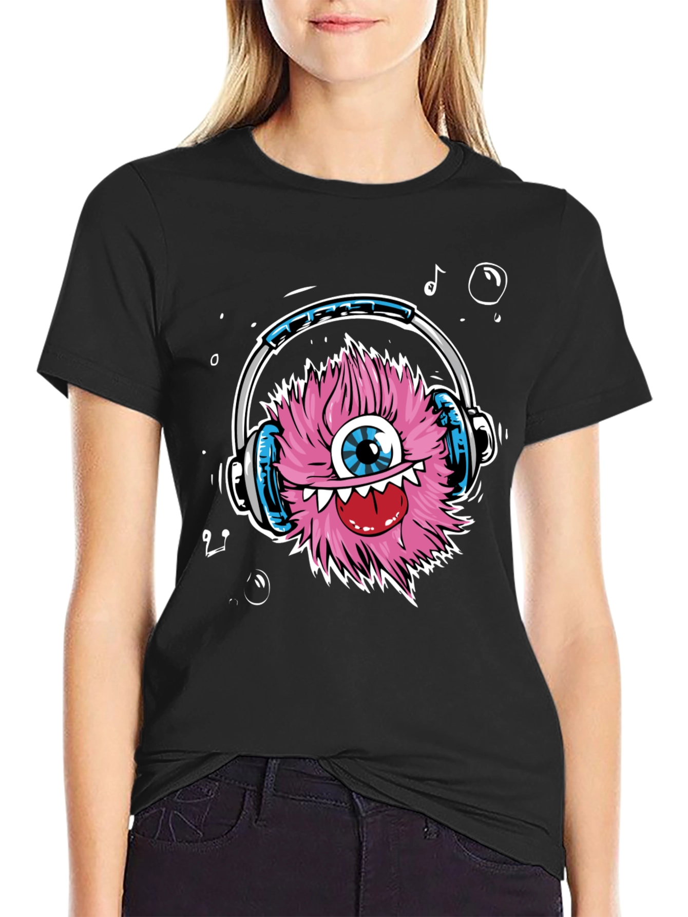 Funky Monster Headphone T-Shirt
