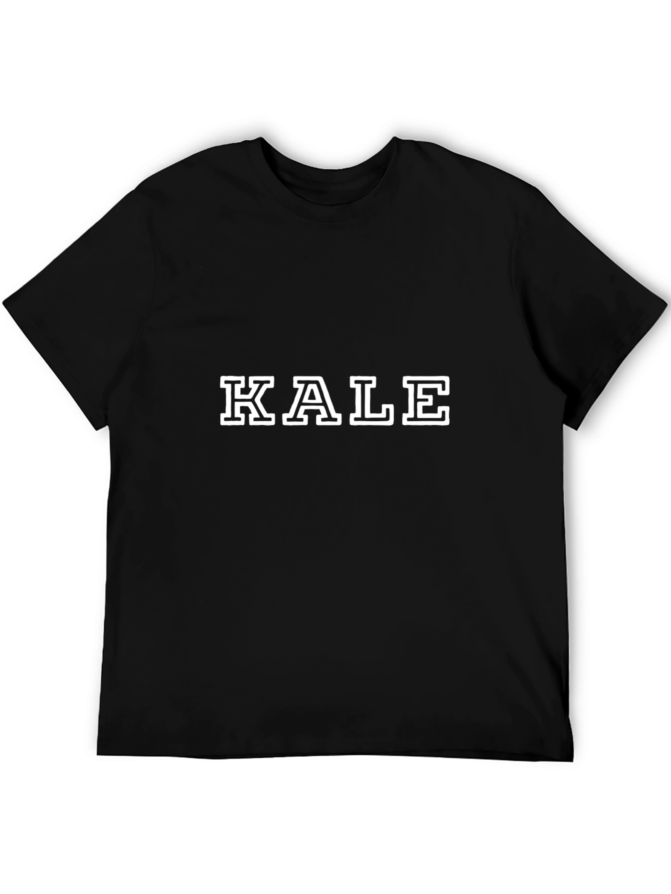 KALE Graphic T-Shirt - Black Cotton Tee