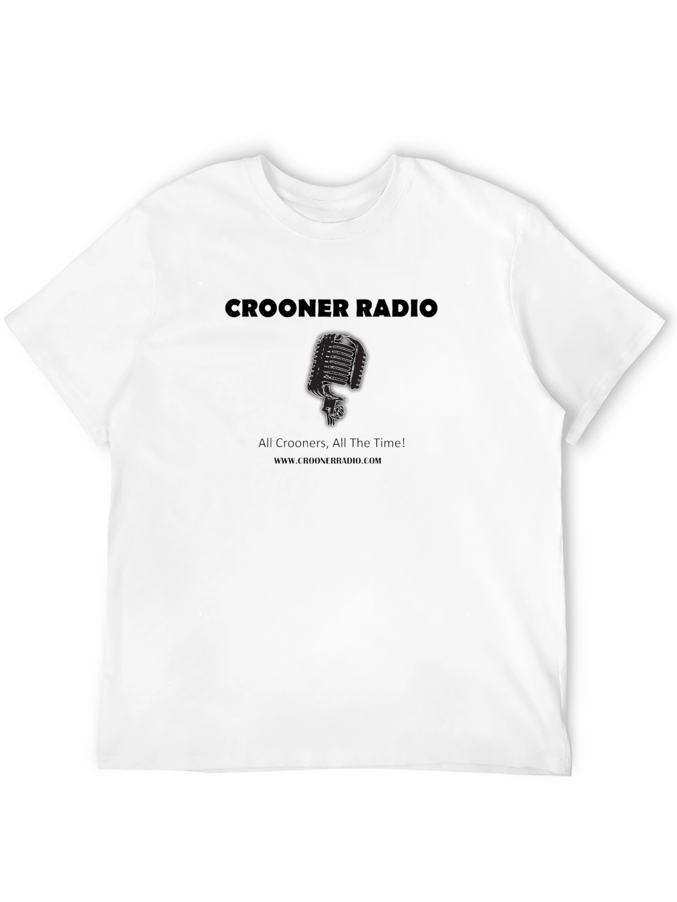 Crooner Radio Microphone Graphic T-Shirt