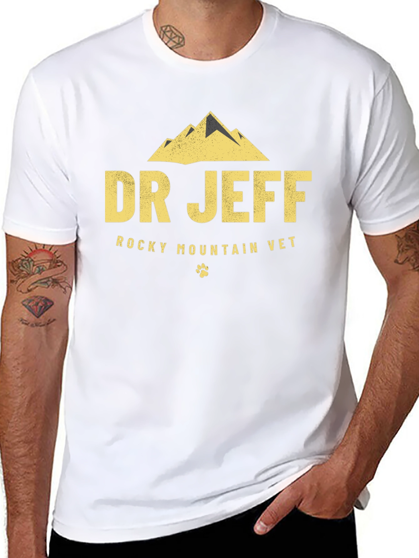 Dr. Jeff Rocky Mountain Vet T-Shirt