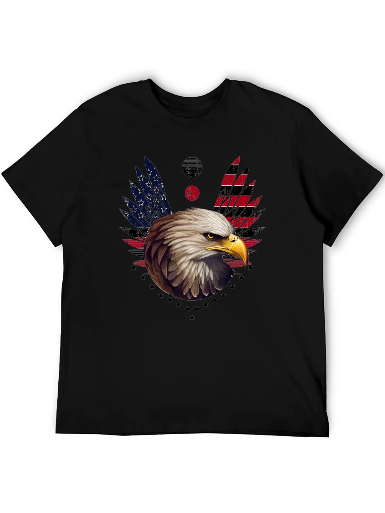 American Eagle Graphic T-Shirt Patriotic Design