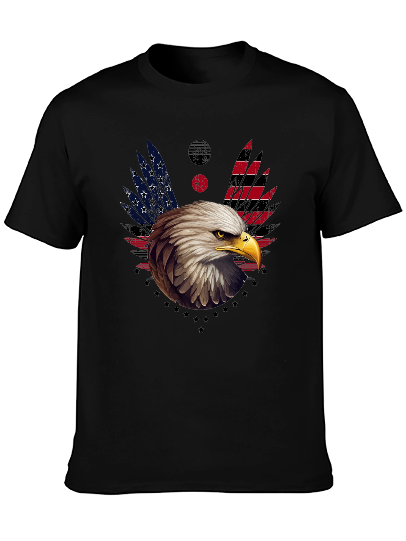 American Eagle Graphic T-Shirt Patriotic Design