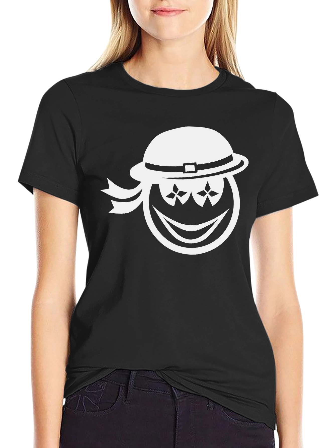 Smiley Face Tee - Hat & Stars