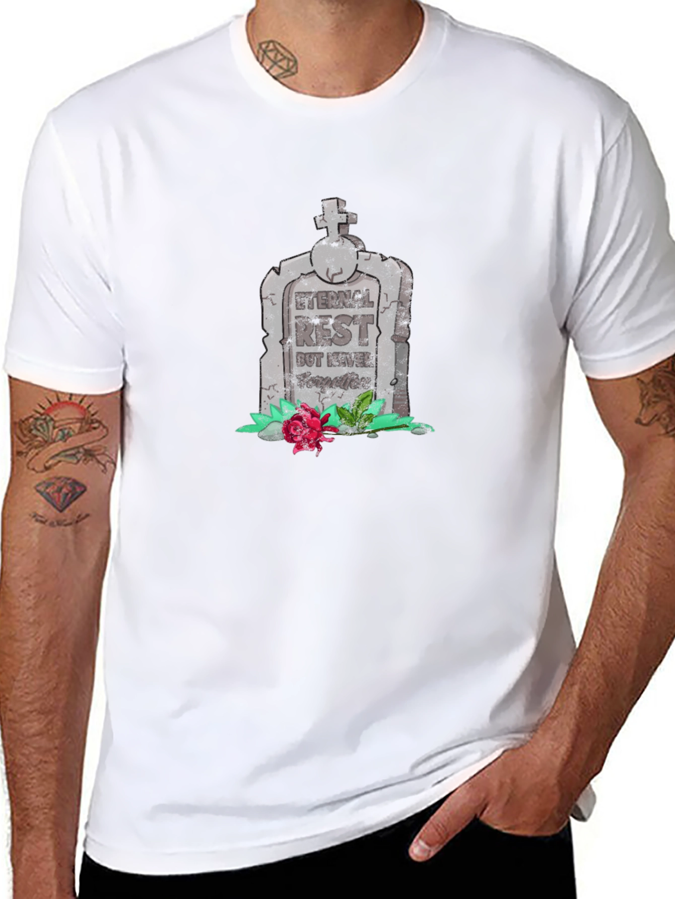 Grave Humor Black T-Shirt
