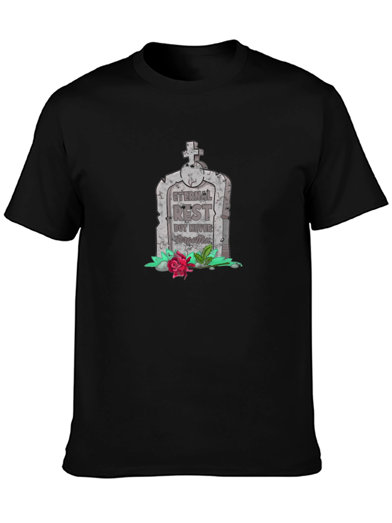 Grave Humor Black T-Shirt