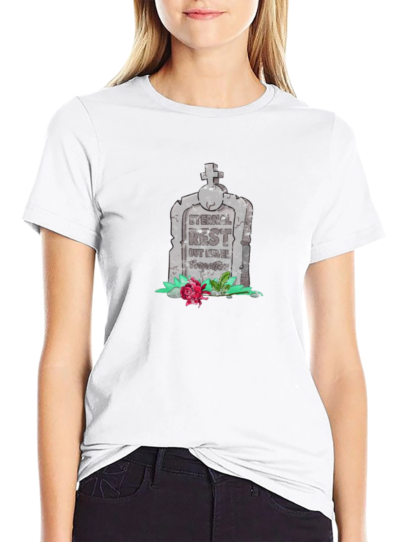 Grave Humor Black T-Shirt
