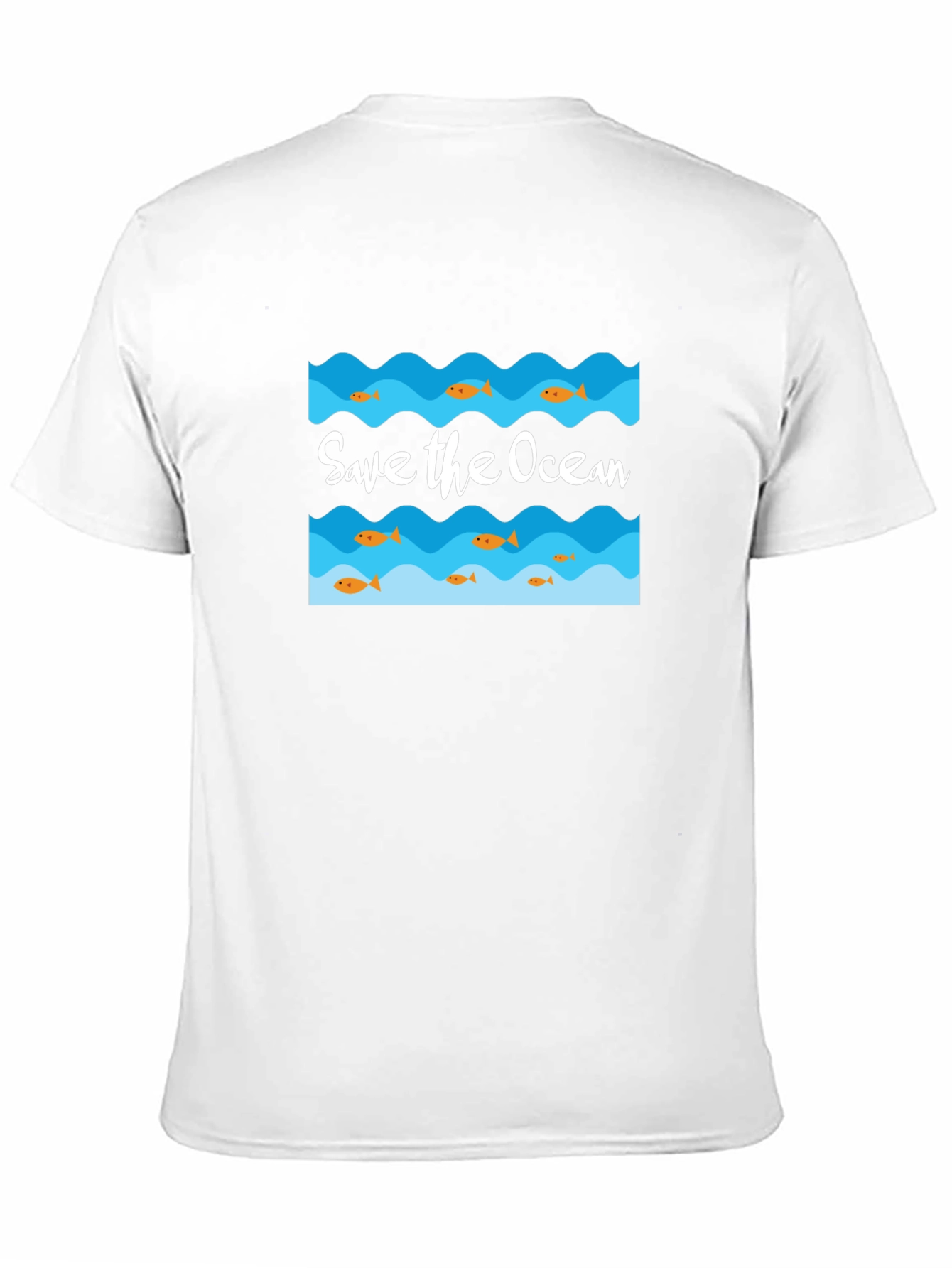 Save the Ocean Graphic Tee - Black