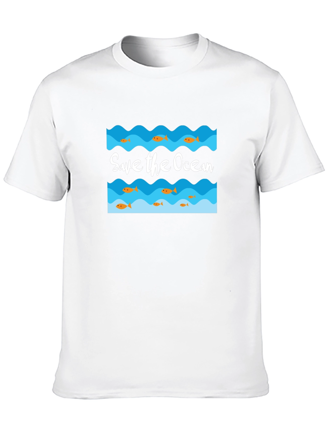 Save the Ocean Graphic Tee - Black