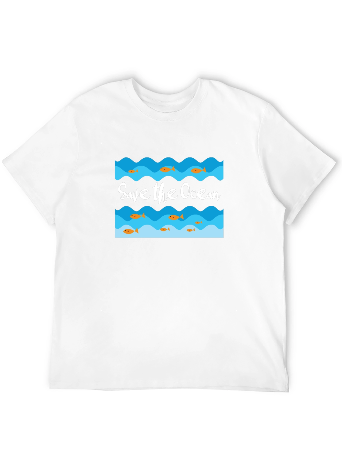 Save the Ocean Graphic Tee - Black