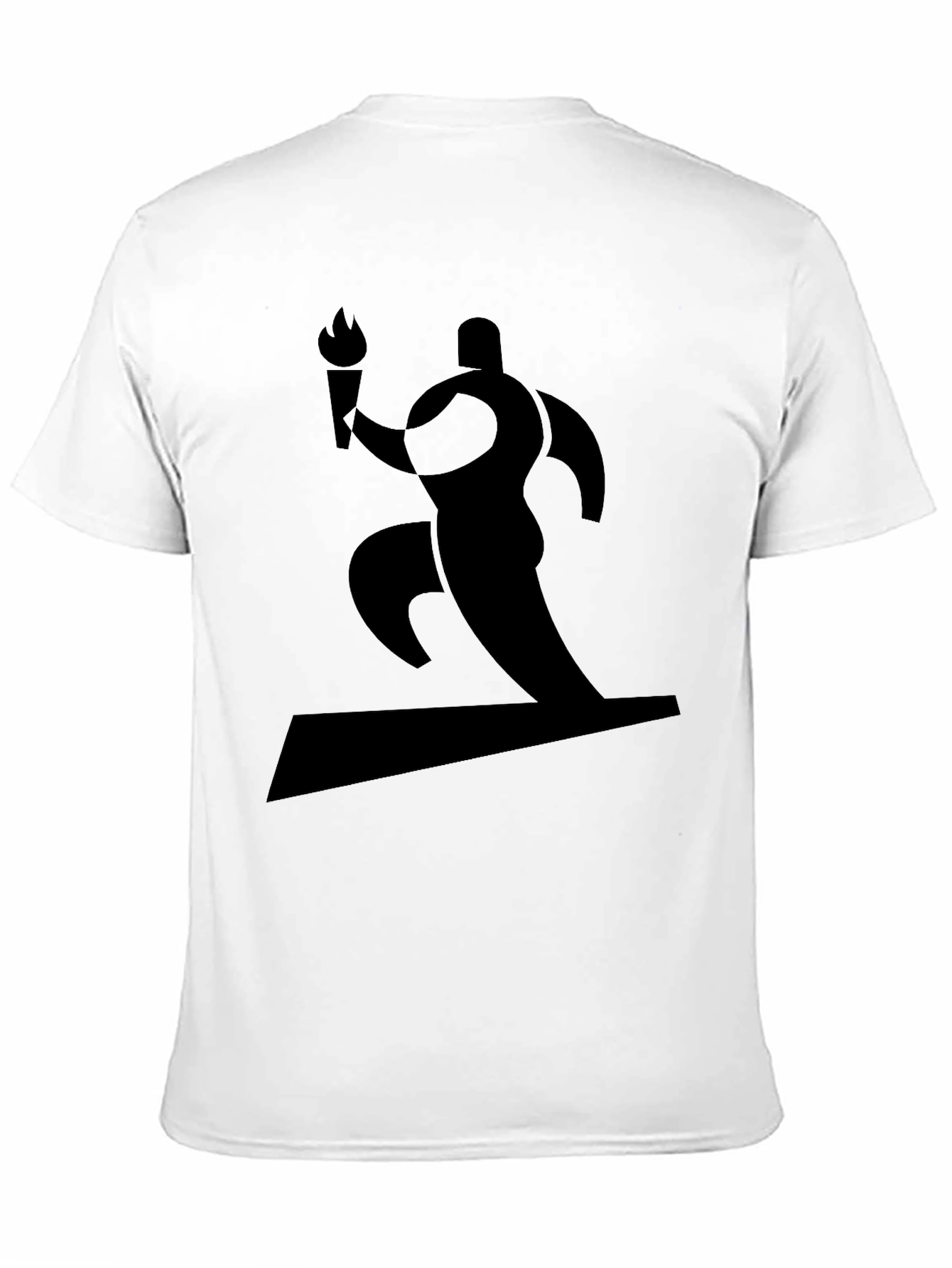 Black Graphic Tee - Torch Runner