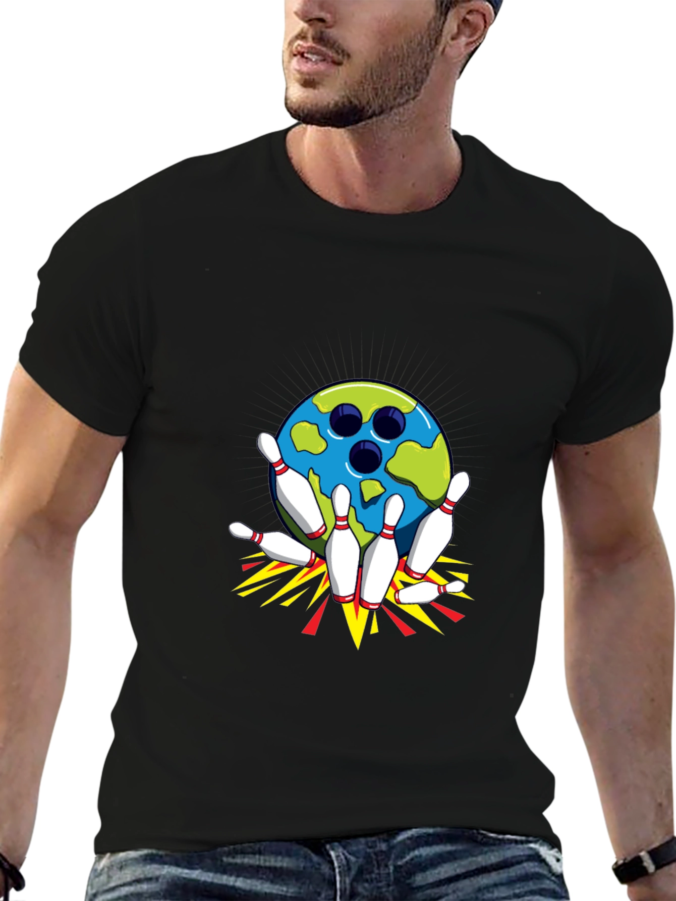 Bowling Strike Graphic Tee