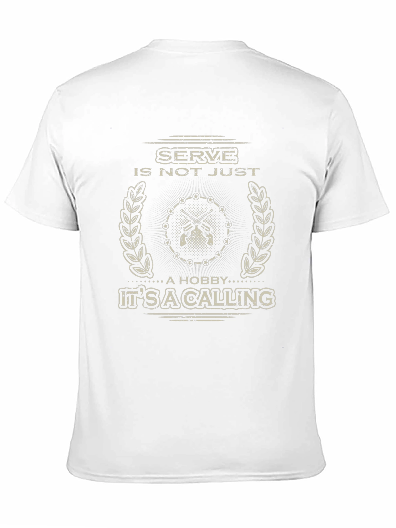 Serve: Its A Calling Black Graphic Tee