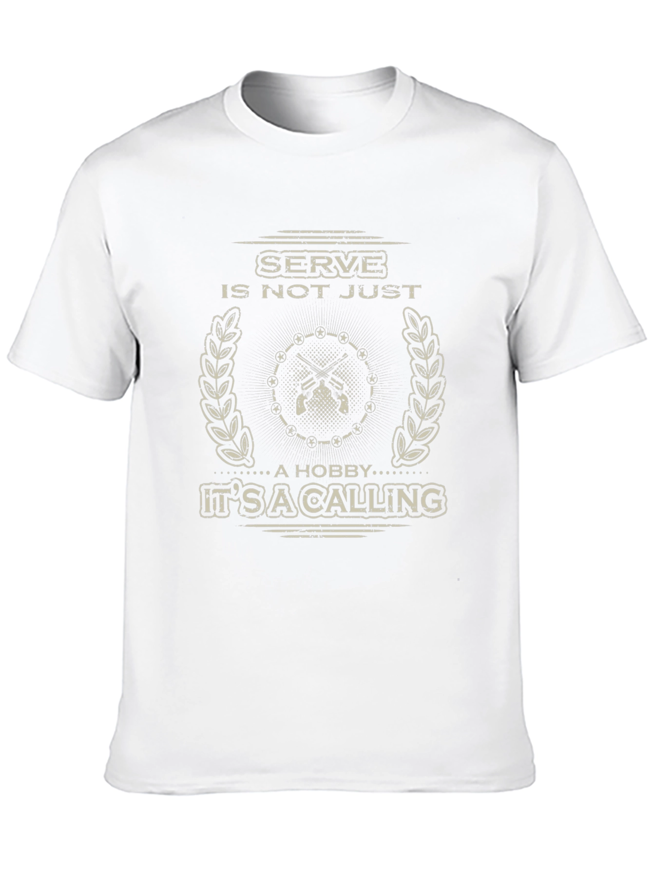 Serve: Its A Calling Black Graphic Tee