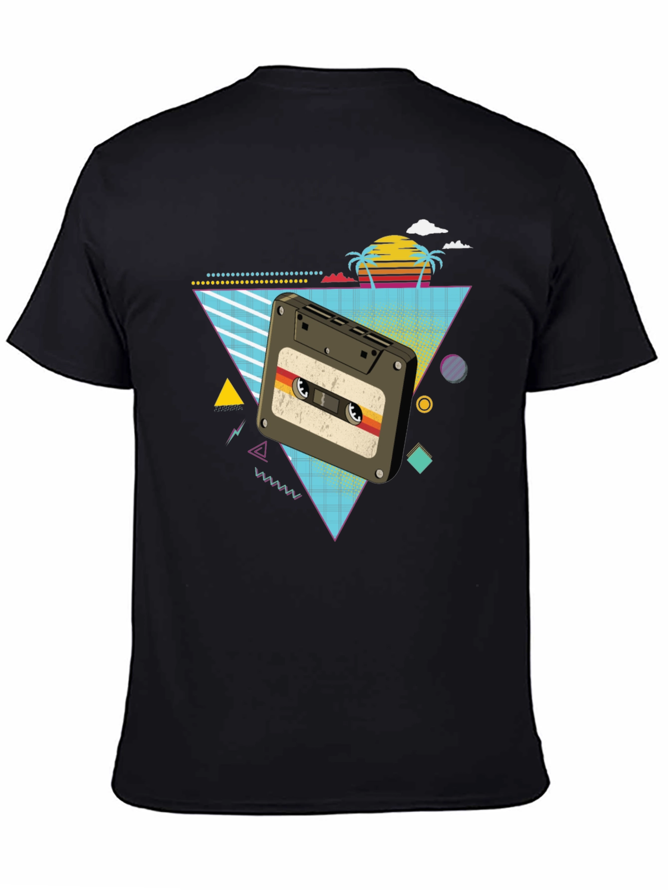 Retro Cassette Tape Graphic T-Shirt