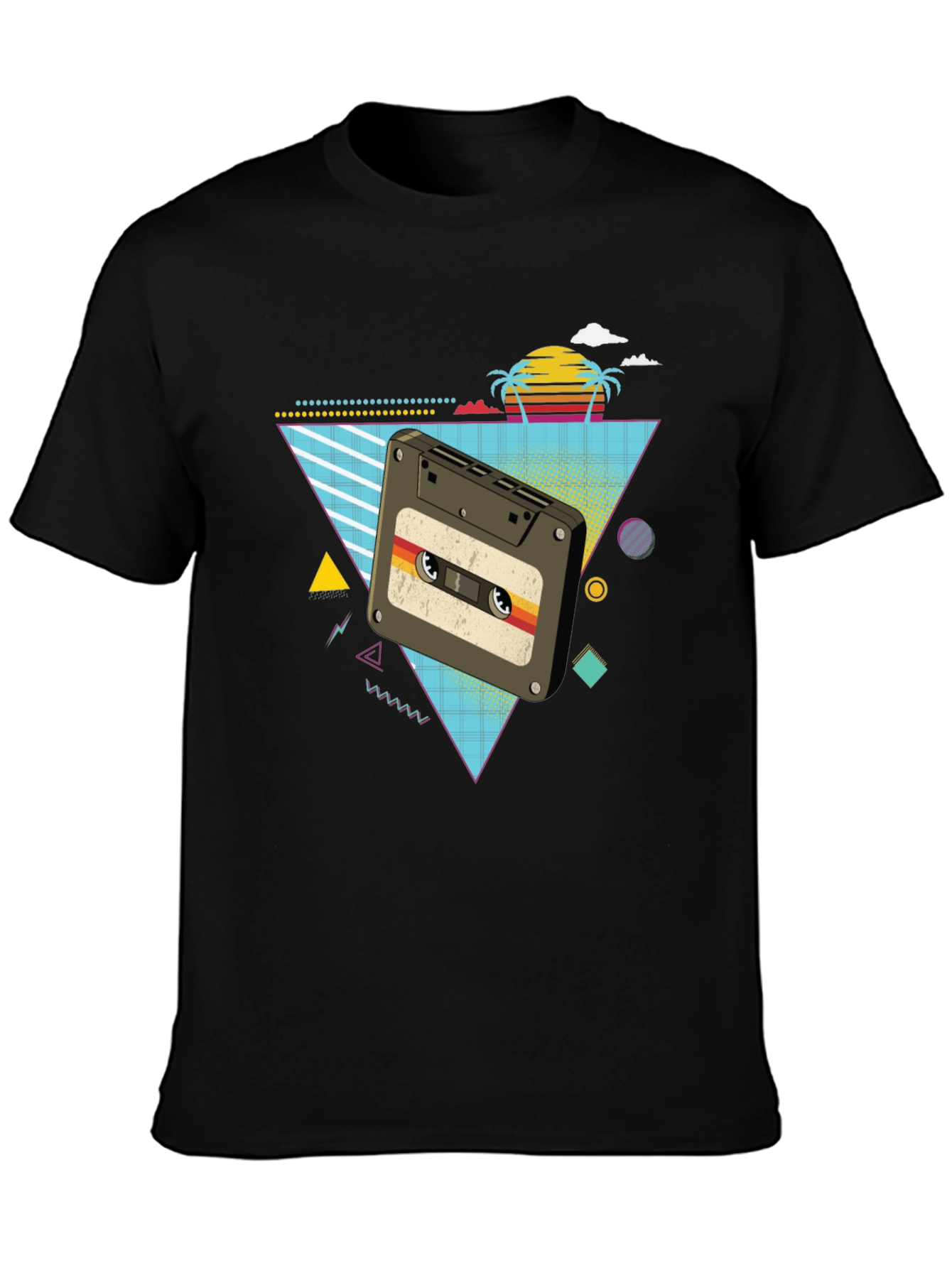 Retro Cassette Tape Graphic T-Shirt