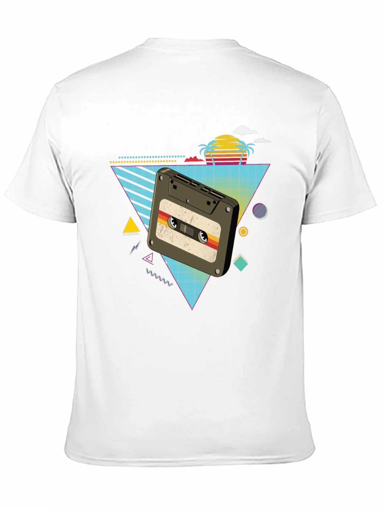 Retro Cassette Tape Graphic T-Shirt