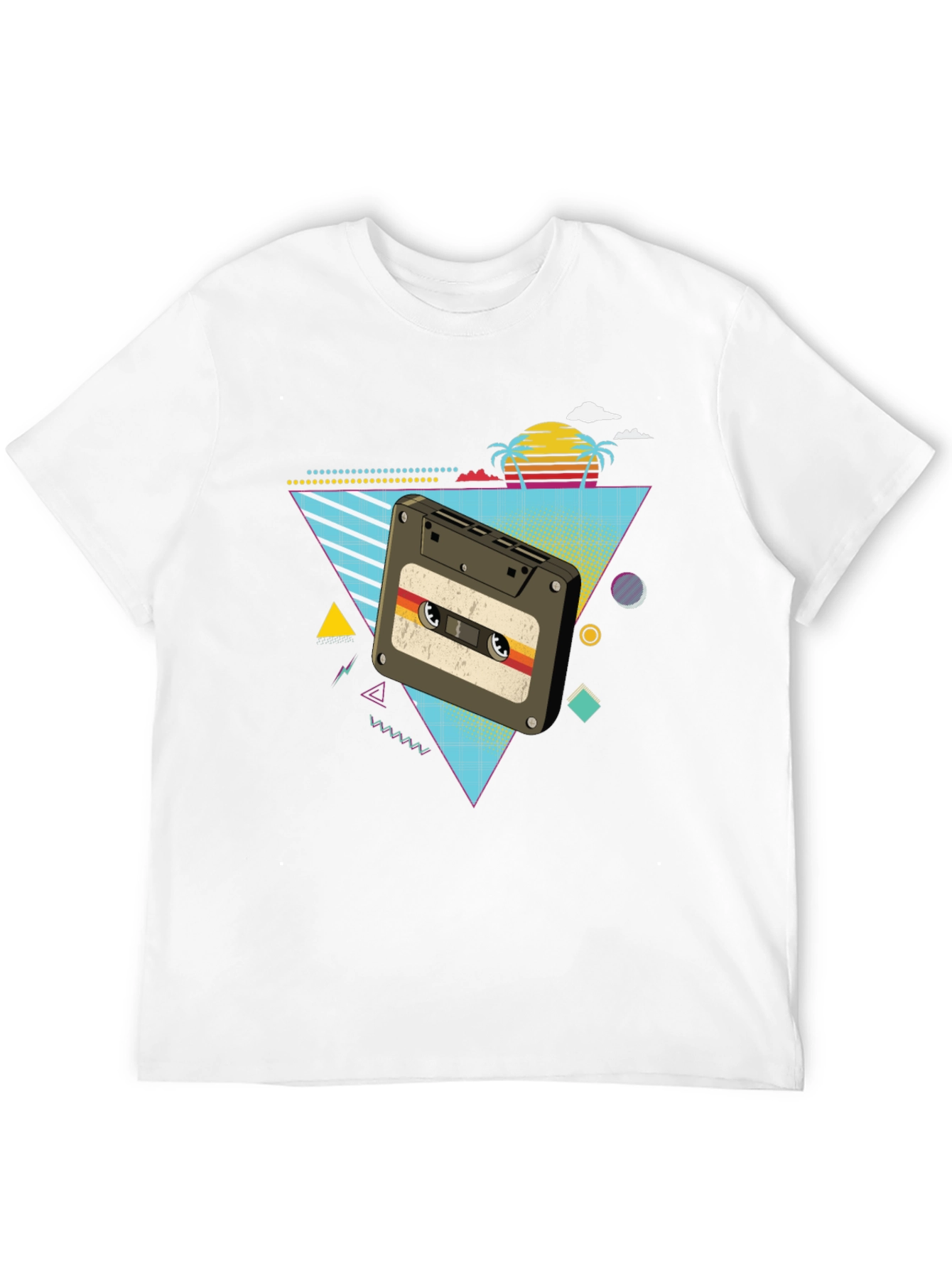 Retro Cassette Tape Graphic T-Shirt