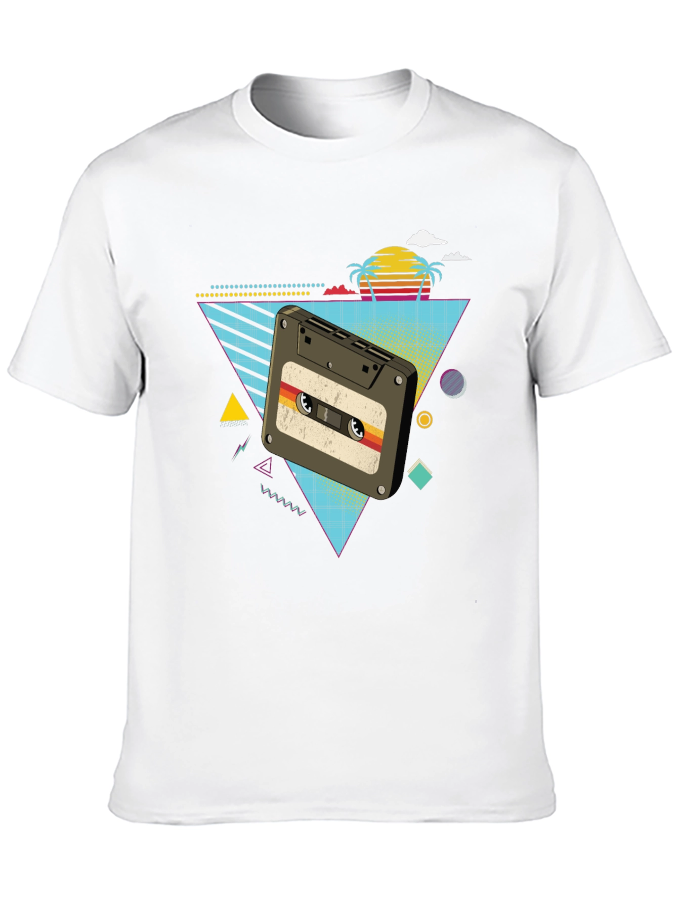 Retro Cassette Tape Graphic T-Shirt