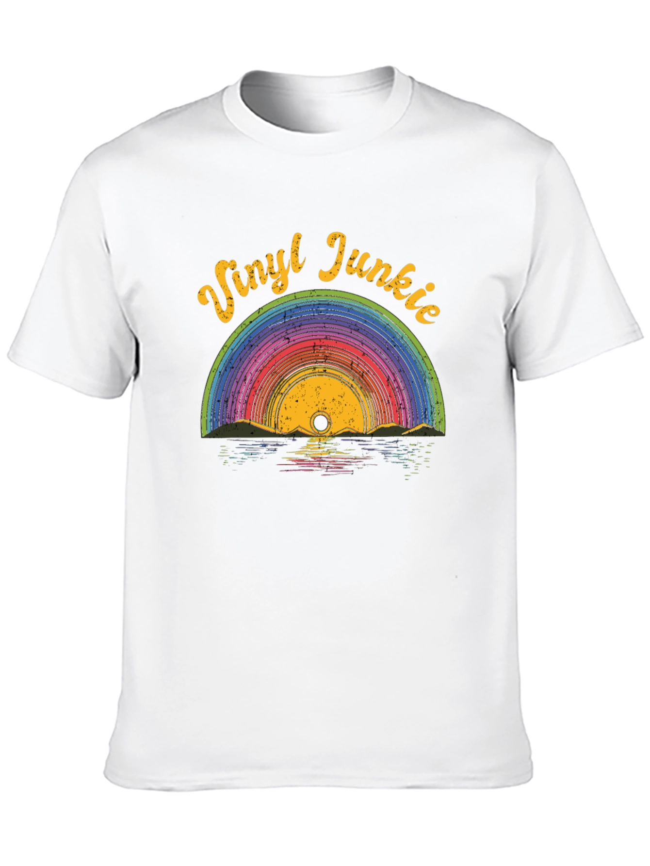 Vinyl Junkie Retro Graphic T-Shirt