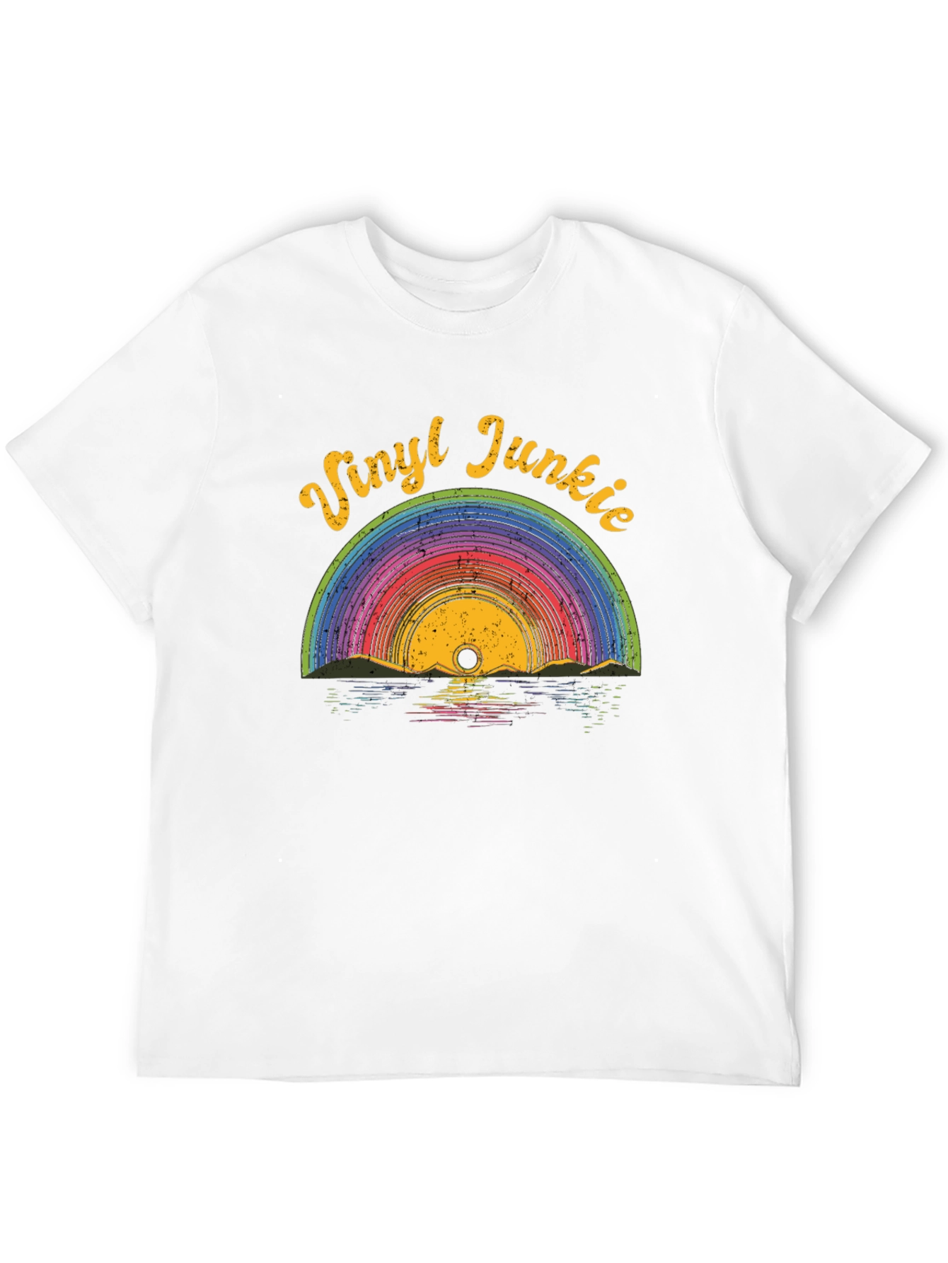 Vinyl Junkie Retro Graphic T-Shirt